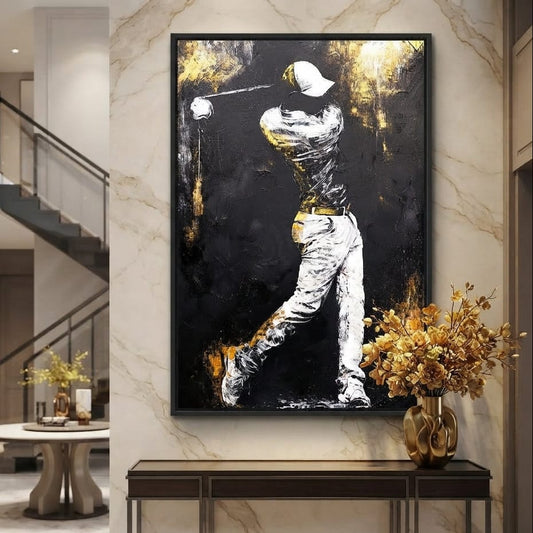 Golf Profile in Black
